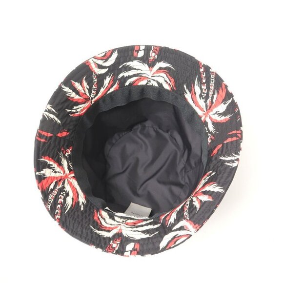 Celine Hat Size S Aloha Palm Tree Nylon Bucket Hat